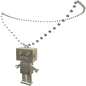 Robot Necklace - Robot (420x420), Png Download