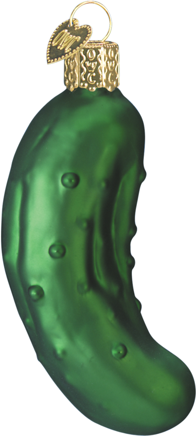 Pickle Ornament - Christmas Pickle Ornament (1024x1024), Png Download