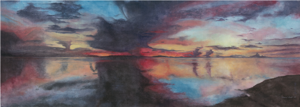 Qaravi Sunset - Haiku (1024x680), Png Download