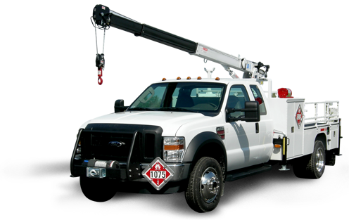 Crane Service Truck (496x313), Png Download