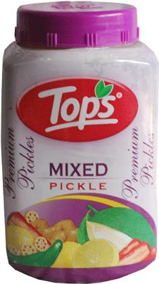 Tops Mixed Pickle 1kg (450x450), Png Download