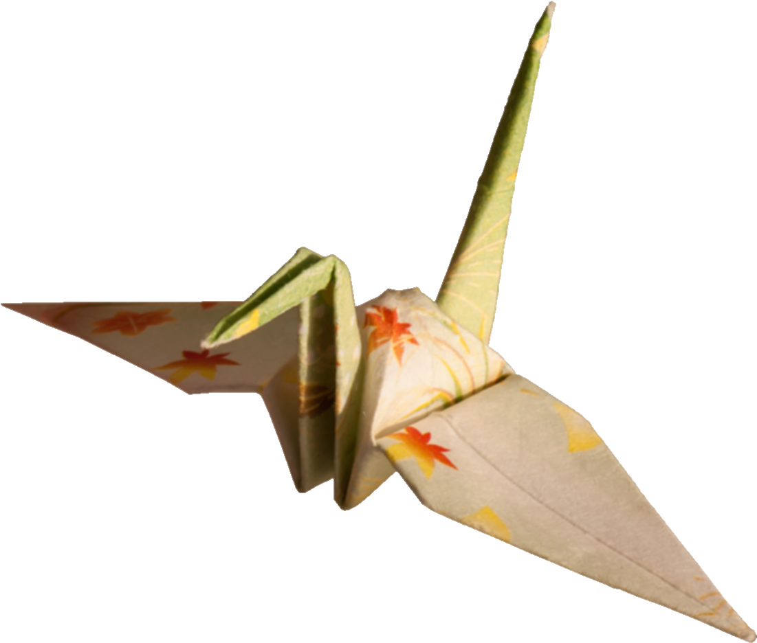 Laitche Origami Cranes - Origami Crane Png (1240x1064), Png Download