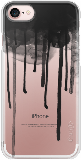 #iphonecase #iphonecases #case #cases #clearcase #black - Icicle (282x560), Png Download
