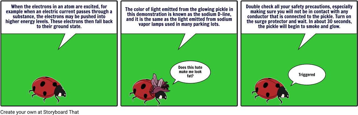 Glowing Pickle - Cartoon (1164x385), Png Download