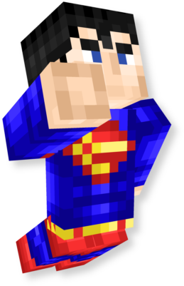 Jdbpng - Minecraft Superman Skin Png (640x640), Png Download