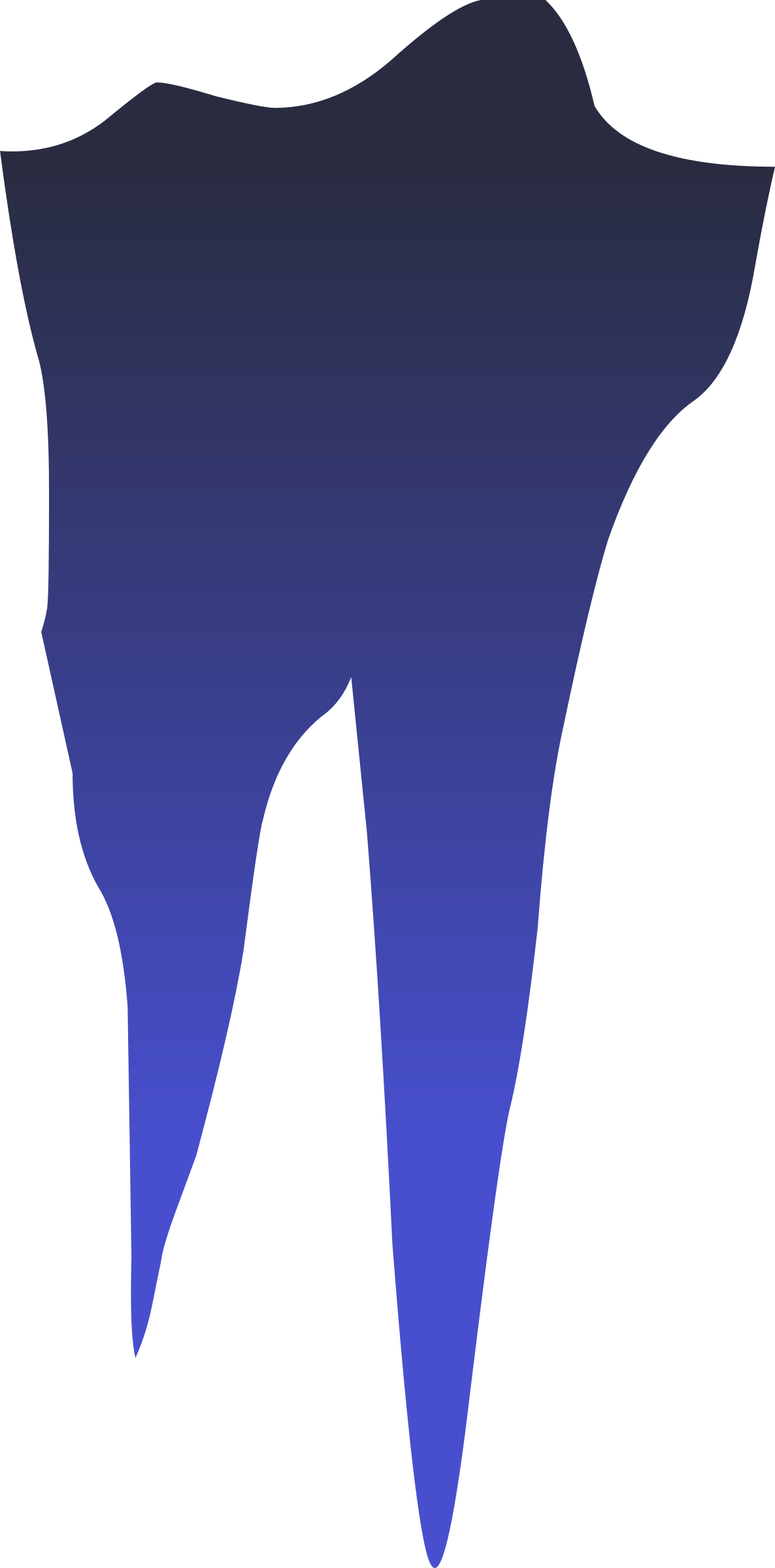 This Free Icons Png Design Of Ilmenskie Cave Icicle (1186x2400), Png Download