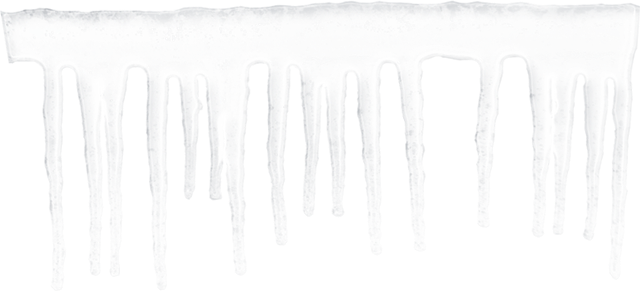 Icicles2 - Portable Network Graphics (640x291), Png Download