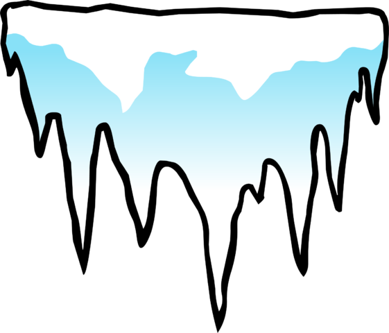 Icicles Sprite 012 - Portable Network Graphics (561x480), Png Download