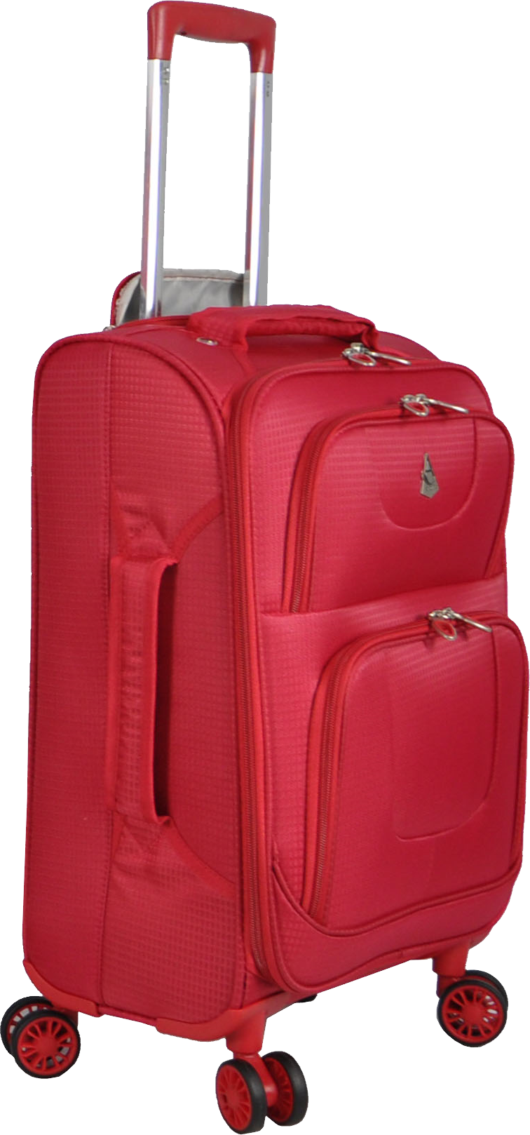 Pink Luggage Png Image - Trolley Bag Png (756x1618), Png Download