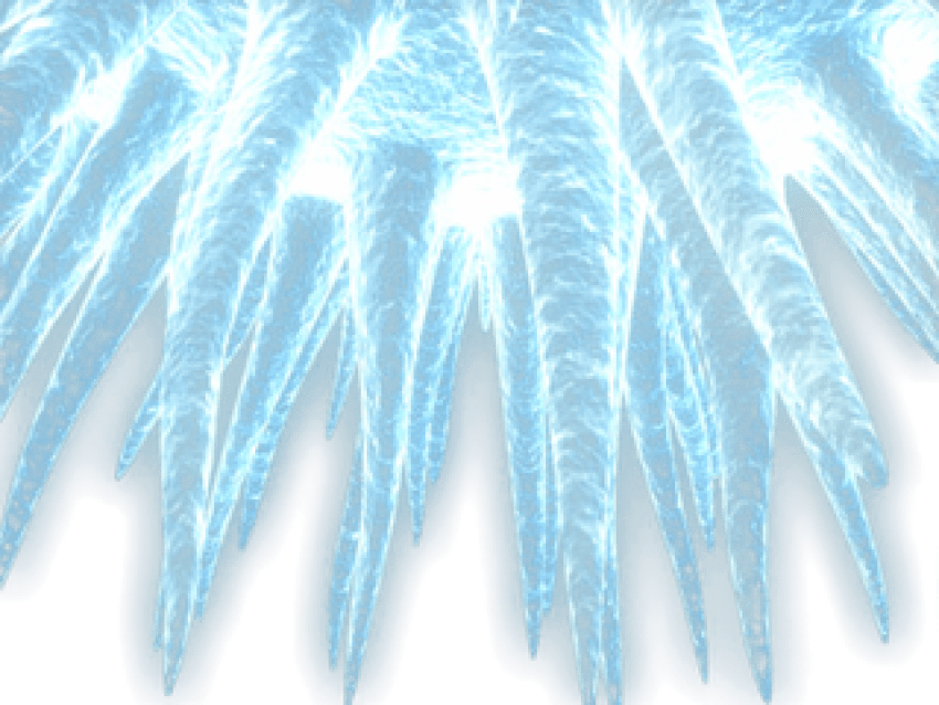 Free Png Icicles Free Png Images Transparent - Glowing Icicles (850x638), Png Download