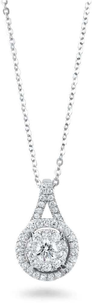 The Next Choice For Diamond Pendants Involves Bezel - Necklace (1024x1024), Png Download