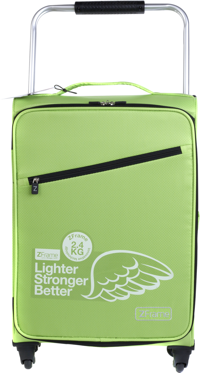 Zframe 26" Green Super Lightweight Suitcase - Guess Zframe Collection 22" 4-wheel Spinner Upright (1130x1567), Png Download