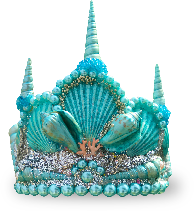 Free Princess Crown Png - Mermaid Seashell Crown (1000x1000), Png Download