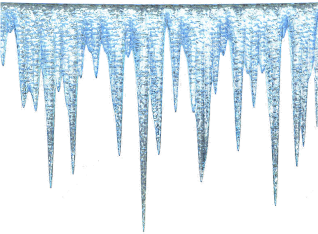 Icicle Clipart Divider - Clipart Icicles (640x480), Png Download