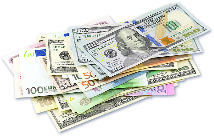 Currency Png Transparent Image - Foreign Currency Png (700x450), Png Download
