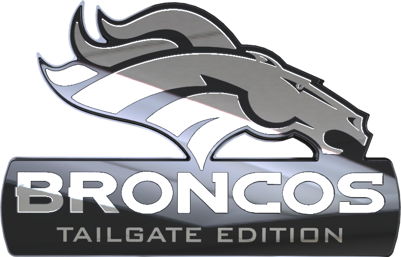 Broncos Tailgate Edition Badges - Denver (821x527), Png Download