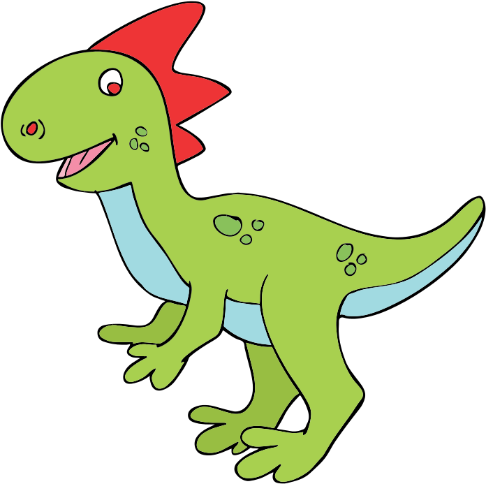 Nest Clipart Dino - Cartoon Dinosaur Png (800x800), Png Download