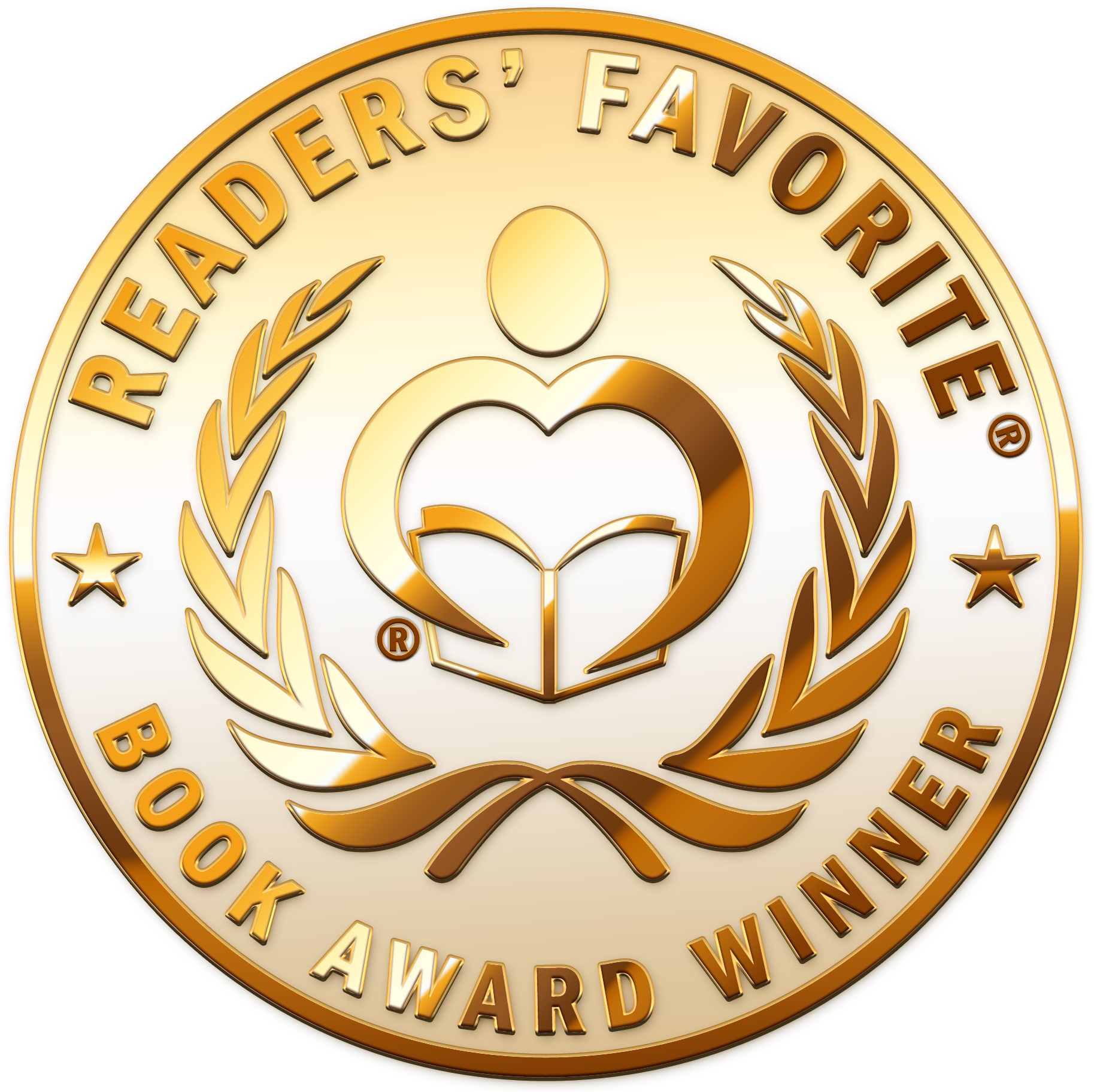 Gold Medal Winner, Readers' Favorite Awards, Romance - Best Selling Author Award (1830x1830), Png Download