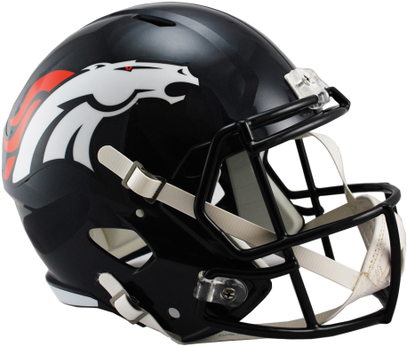 Denver Broncos Riddell Helmet (475x414), Png Download
