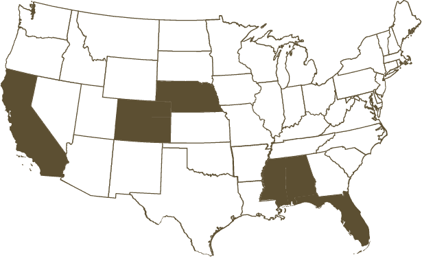 A Graphic Of The United States With California, Colorado, - Best Of U.s. Soul - Various (615x374), Png Download