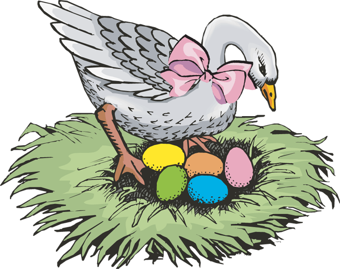 Nest 20clipart - Duck Eggs Clipart Png (675x535), Png Download