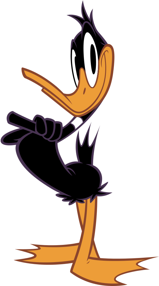 File History - Black Duck Looney Tunes (598x1023), Png Download