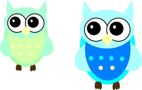 Baby Owl Clip Art (600x383), Png Download