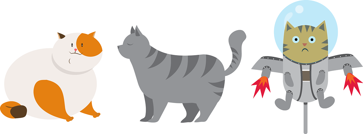 Cat's Name - Cartoon (1200x445), Png Download