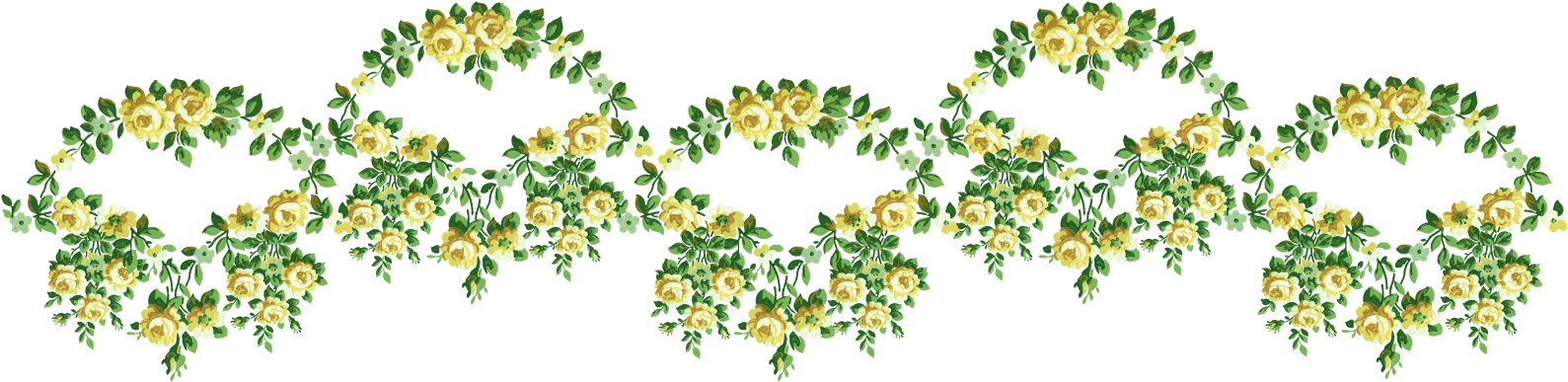 Artist Paper Flowers Borders Png - Portable Network Graphics (1600x400), Png Download