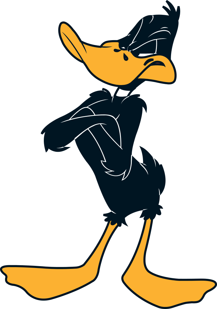 Daffy Duck - Cartoon Daffy Duck (718x1024), Png Download