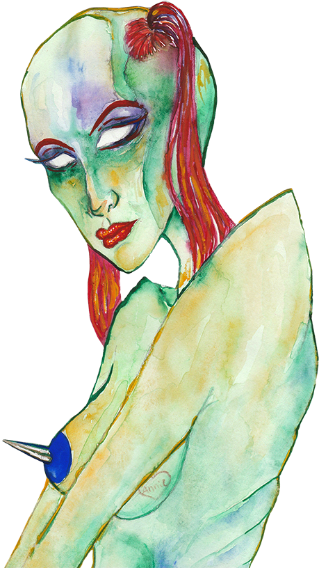 Veinrot Annie& - Sketch (560x842), Png Download