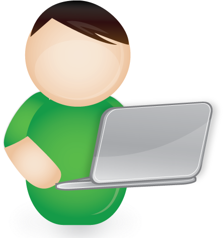 Icon Computer User - User (461x502), Png Download