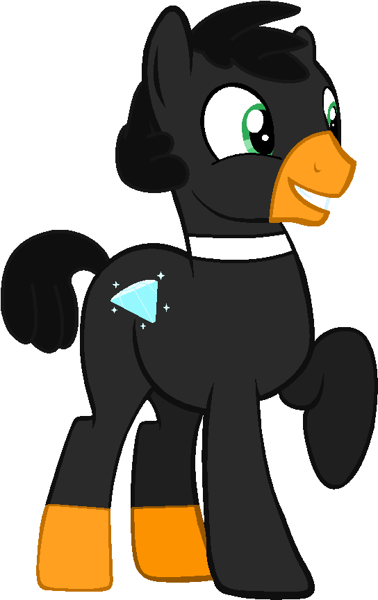 Harmony Bunny, Daffy Duck, Looney Tunes, Ponified, - Looney Tunes Pony (680x902), Png Download