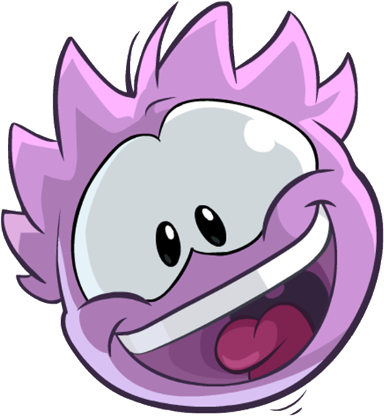 Puffle-rosa (604x602), Png Download