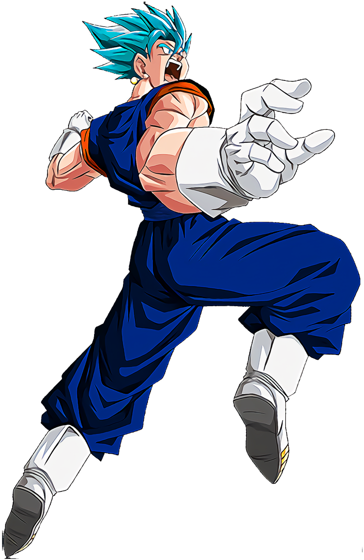 Super Saiyan God Ss Vegito Hd Super Attack Versions (900x1200), Png Download