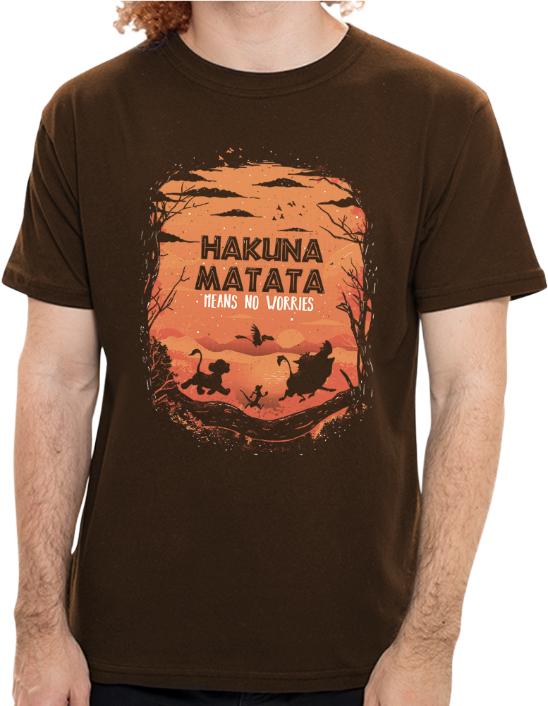 Camiseta Hakuna Matata (1000x1000), Png Download