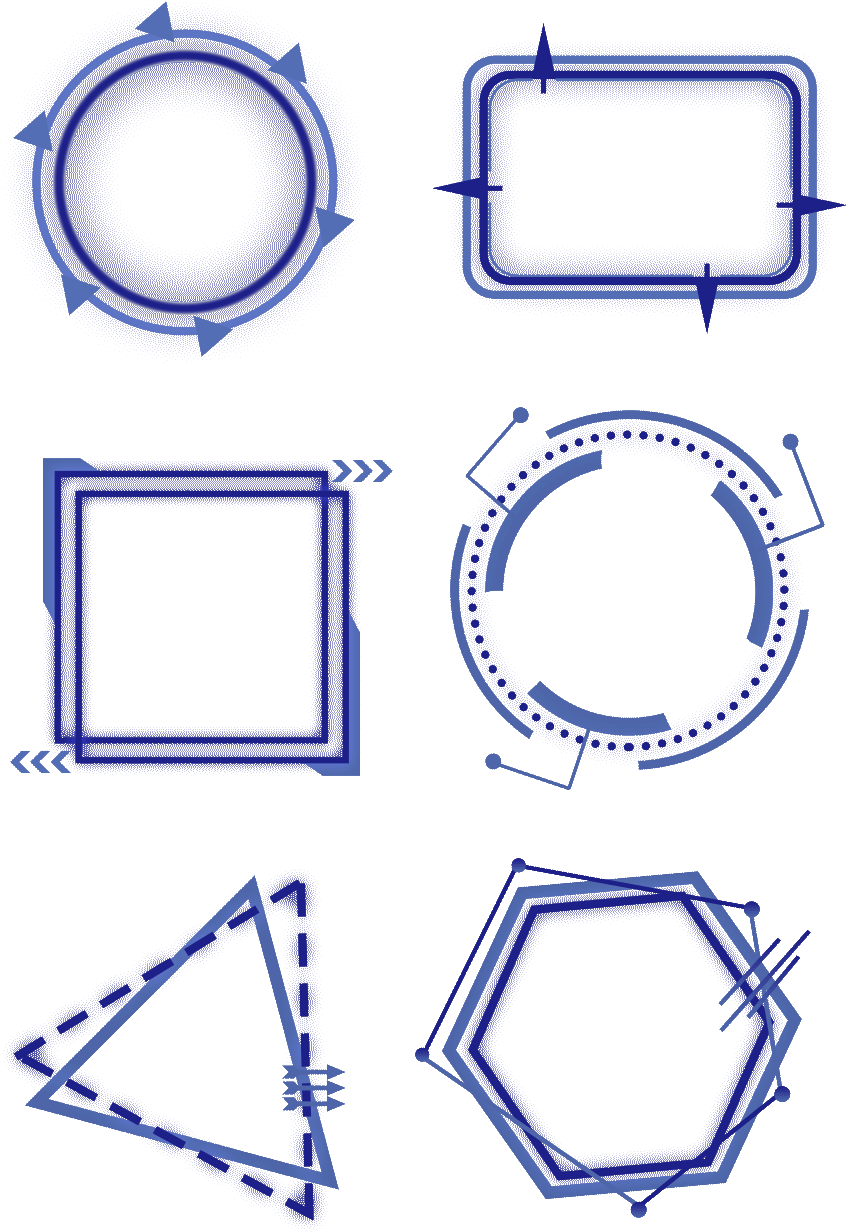 Sens Technologique Bleu Clair Foncé Bordure Texturée (1024x1369), Png Download
