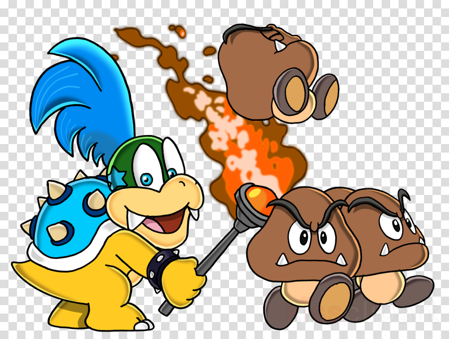 Larry Koopa Art Clipart Bowser Super Mario Bros (900x680), Png Download