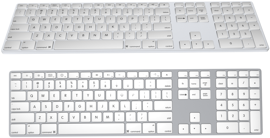 Este Fotos Es Teclado De Computadora Sobre Computadora, (1024x682), Png Download