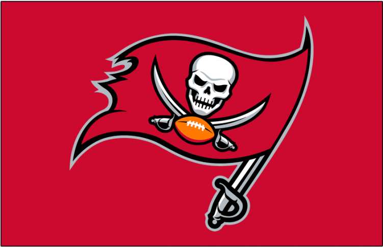 Tampa Bay Buccaneers Iron On Stickers And Peel-off (750x930), Png Download