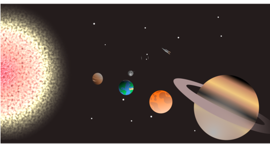 Solar System Planet Natural Satellite Venus Earth (530x750), Png Download