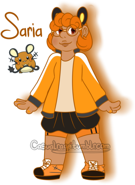Saria Is A Sweet Looking Dedenne Who Will Knock You (500x648), Png Download