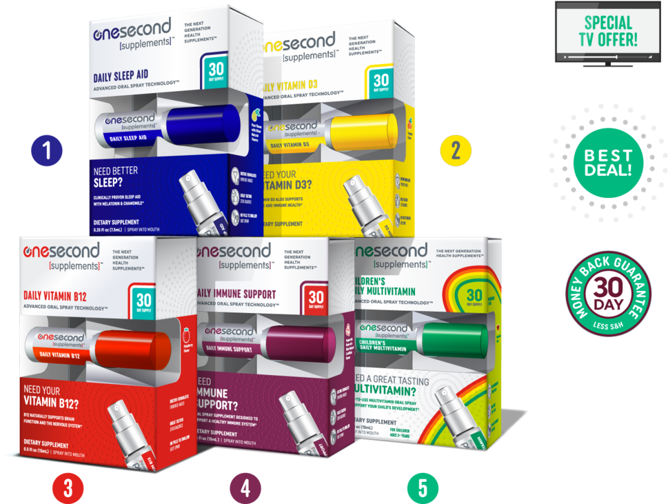 Daily Essentials Family 5 Pack Sprays (1000x738), Png Download