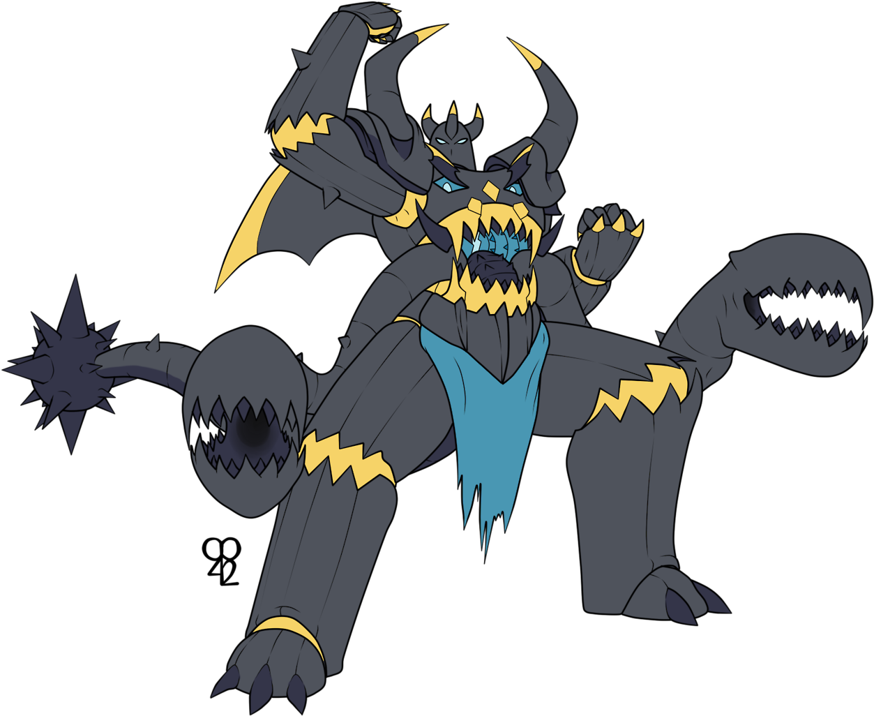 Oh Hey Look I Drew Guzzlord Whoops (1280x1161), Png Download