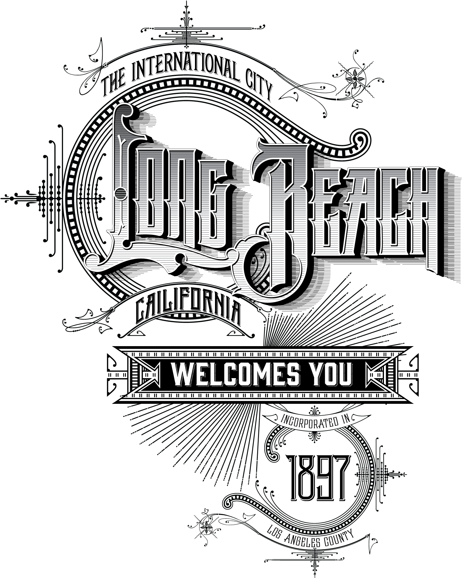 B&w Version Lettering Design, Graphic Design Typography, (1684x2384), Png Download