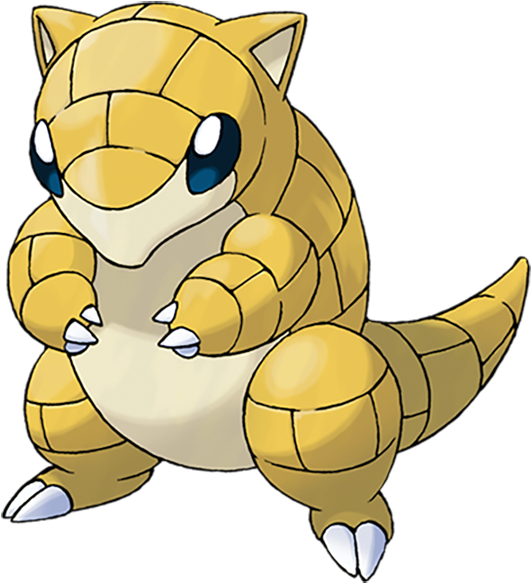 Pokémon Sandshrew (640x640), Png Download