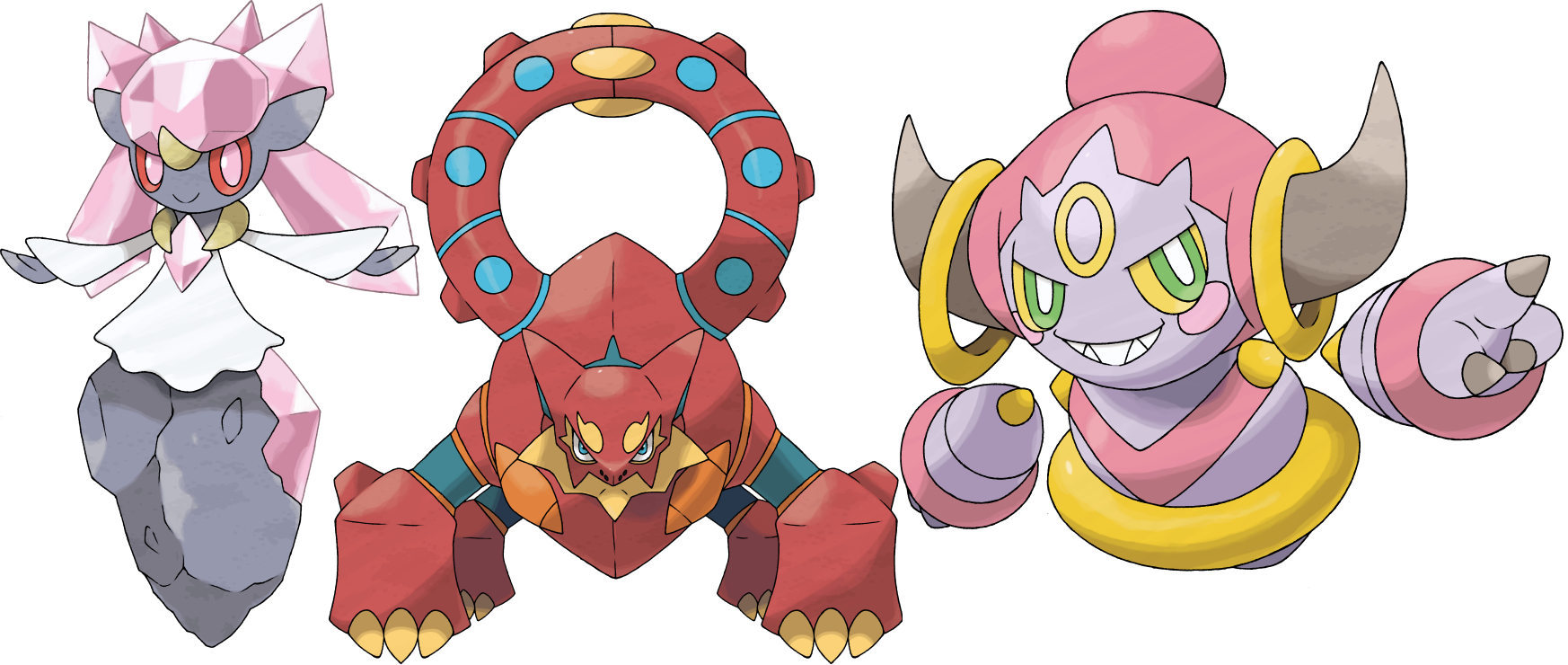 Neue Infos Zu Diancie, Volcanion Und Hoopa Neue Infos (1746x740), Png Download