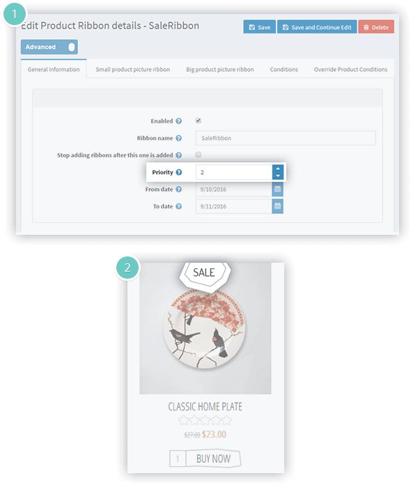 Product Ribbons Feature (600x696), Png Download