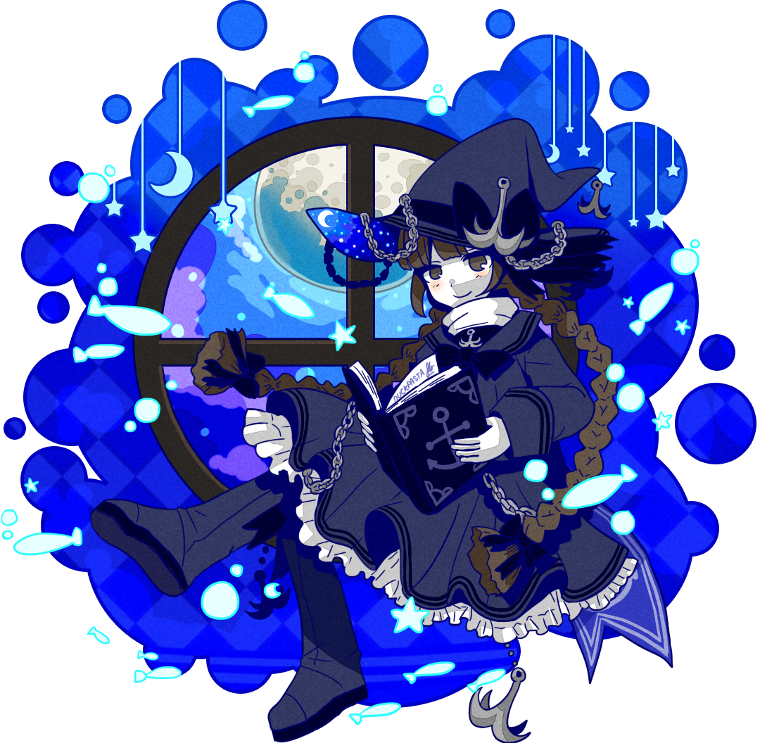 A Fanart Of An Rpg Maker Game Wadanohara And The Great (1080x1056), Png Download