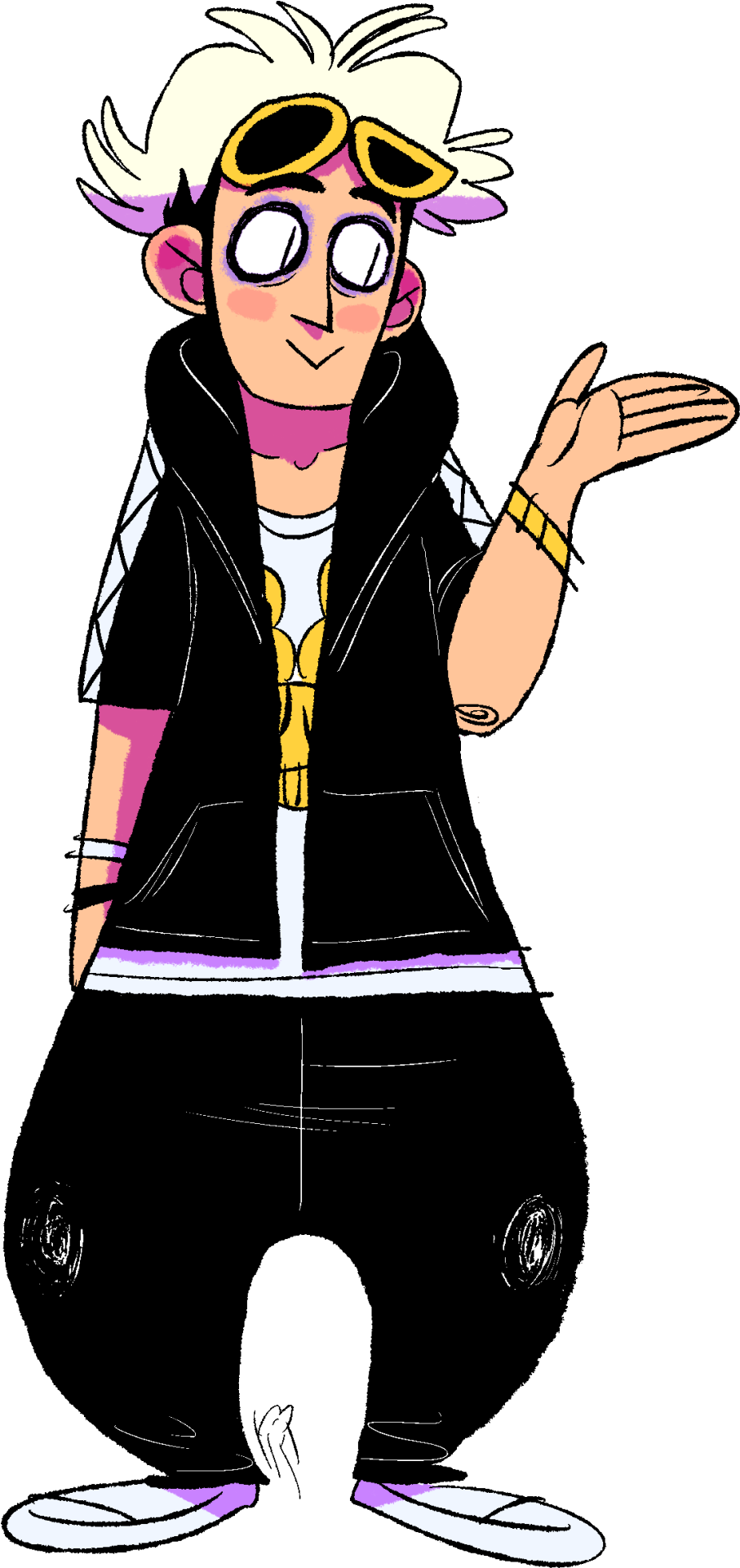 A Guzma Doodle To Cool Off My Hand (948x1920), Png Download